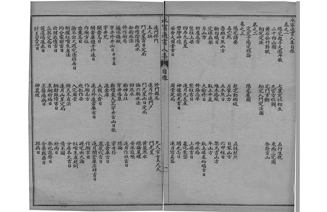 繪圖精校永寧通書卷一至卷三