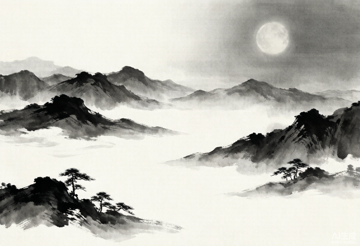墨色遠山